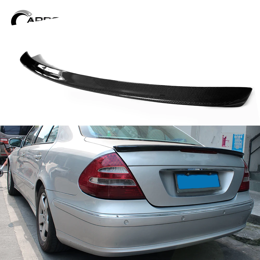Carbon Fiber Spoiler Wing For Mercedes E Class W211 2003 2009 Rear
