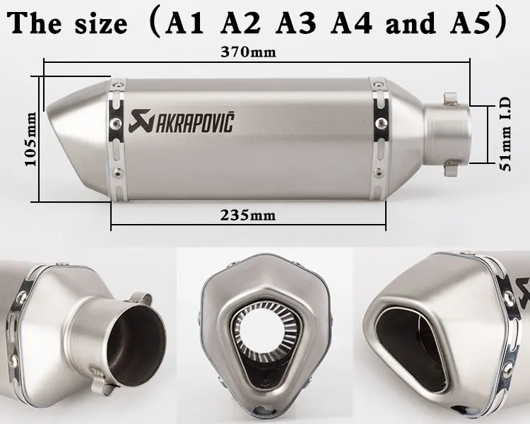 Выхлопная труба для мотоцикла Akrapovic и Соединительная труба для Honda CB600F Hornet CBR600F 2007-2013 Hornet 600 выхлопная труба без шнуровки