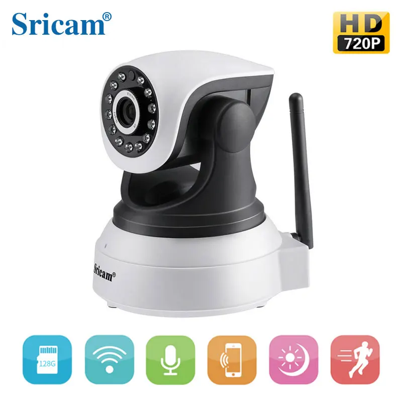 Sricam SP017 HD 2.0MP IP камера 4X Zoom мини беспроводная умная домашняя CCTV мобильный пульт
