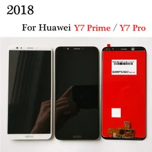 Белый/черный/золото 6,0 дюймов для huawei Y7 премьер /Y7 pro /Y7 полный ЖК-дисплей Дисплей+ Сенсорный экран планшета Ассамблеи