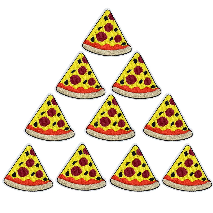10 шт. нашивки для детской одежды с вышивкой|pizza patch|patch aa patch |