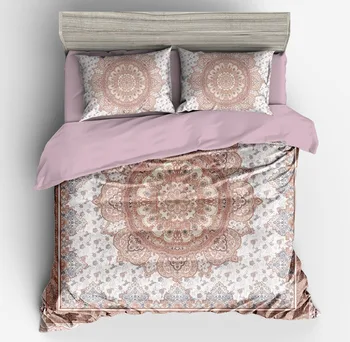 

Geometric Ethnic Morocco Indian Bedding Set Bohemian Duvet Cover Set Bed Linen