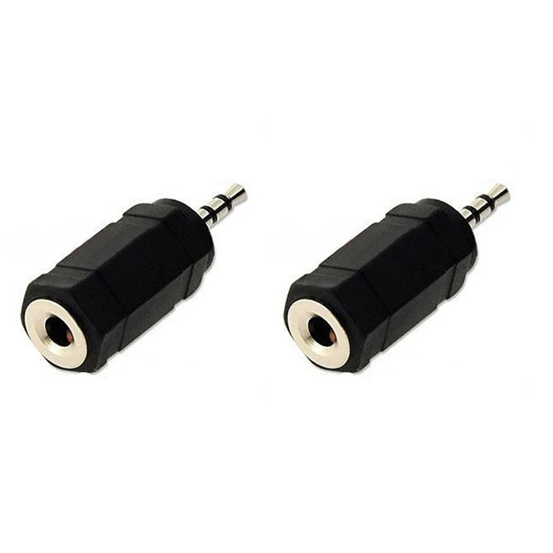 

3PCS 3.5mm Female to 2.5mm Male  Audio Adapter Connector Jack Adapter