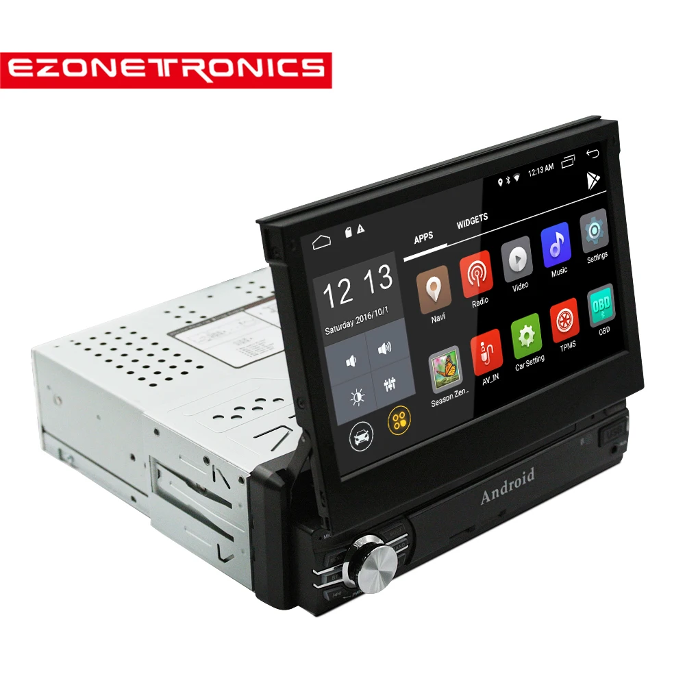 Top Auto Universal 1Din Car DDR2G Radio Player 7inch GPS Navigation Bluetooth Android 8 Car MP5 Player SWC RDS WiFi DAB+ noDVD 1