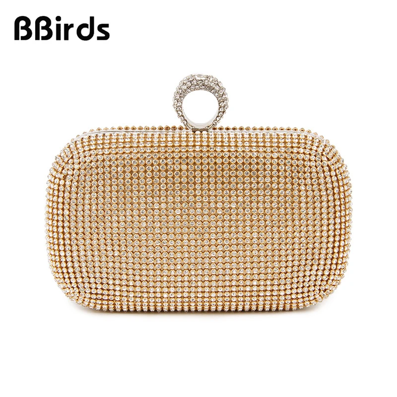 

BBirds Evening Clutch Bags Diamond-Studded Evening Bag With Chain Shoulder Bag Women's Handbags For Wedding Party