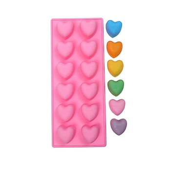 

Love Heart Silicone Cake Mold Chocolate Fondant Jelly Cookie Muffin Ice Mould Flexible Moulds Cupcake Bake Tools D623