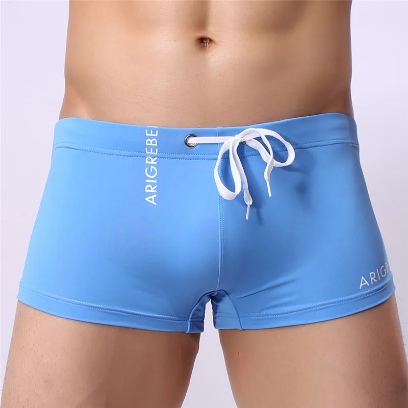 

Swim Trunks Breathable Quik Dry Boxer Briefs Adjustable Short Pants Beach Surf Shorts Swimsuits Beach Bathing Wear For Men 0.3