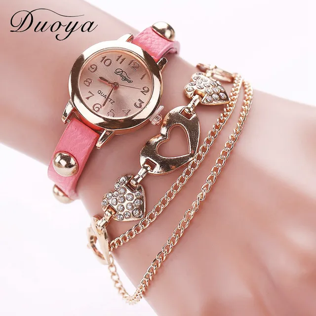 5 Colors New Brand Luxury Love Dress Watches Women Bracelet Watch Female PU Leat 5 Colors New Brand Luxury Love Dress Watches Women Bracelet Watch Female PU Leat