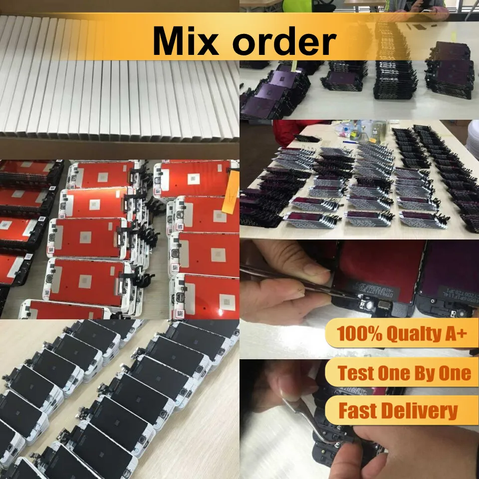 

Screen replacement display touch screen Digitizer for iphone lcd For mix order