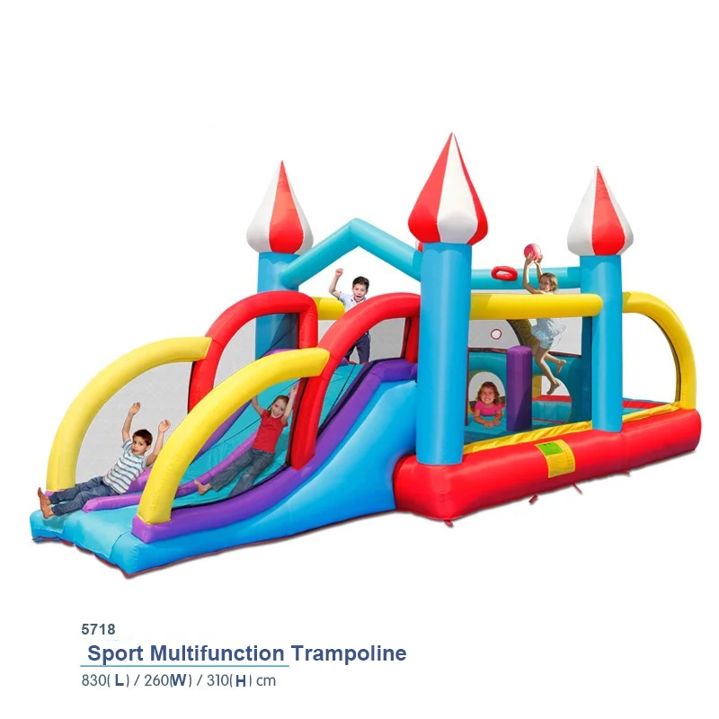 Buy 2017 new inflatable trampoline air bounce house