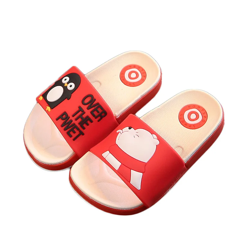 Baby Kids Girls Boys Slippers Toddler Water Children Flip Flops Barefoot Child Cartoon Shoes Swimming Summer for Kids Baby