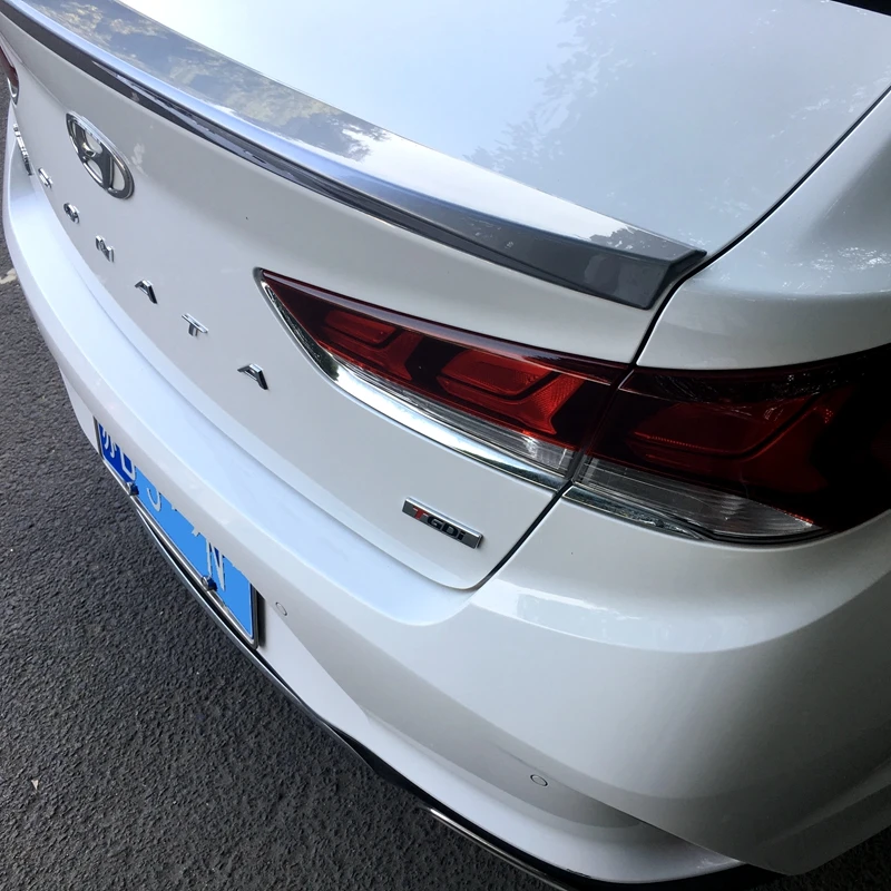 Высокое качество ABS пластик праймер цвет автомобиля хвост крыло задний багажник спойлер для hyundai Sonata 9