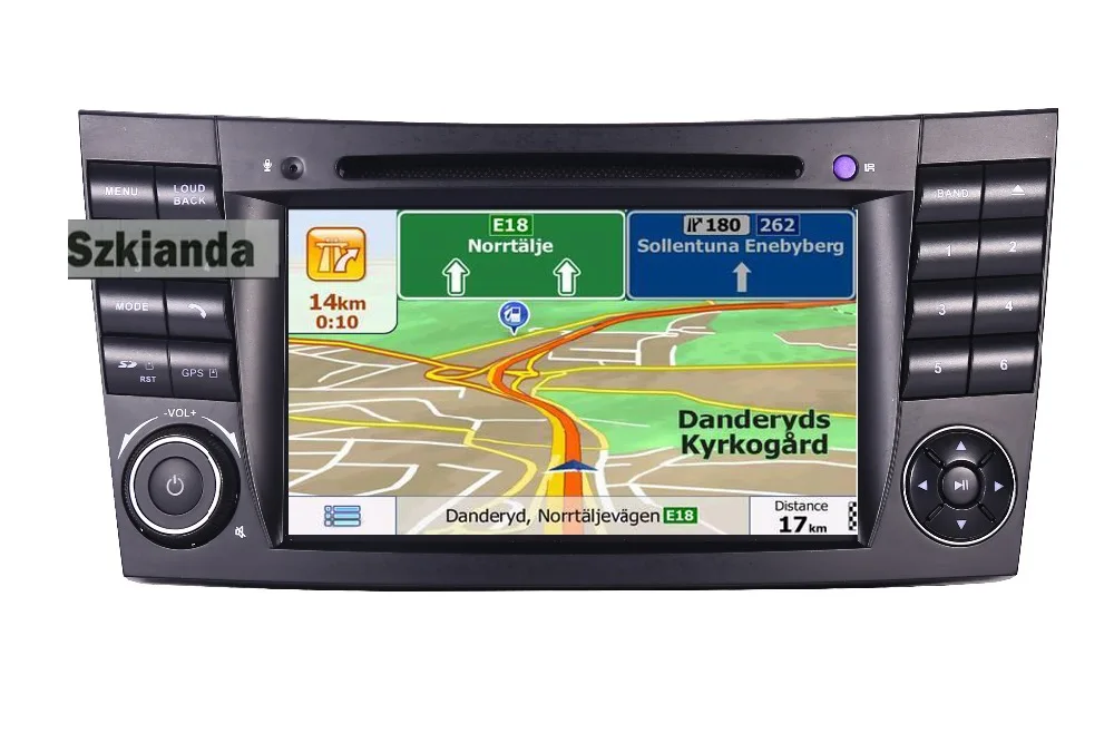 Perfect 4G+32G Android 8.1 car radio multimedia player for Mercedes Benz E-Class E200 E220 E300 W211 E320 Wifi Radio DVD OBD Canbus Map 3