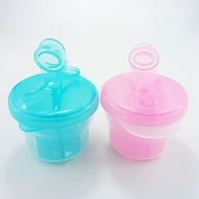 Детская портативная вращающаяся сетка для сухого молока, коробка для сухого молока, трехслойная сетка для еды, пищевые добавки