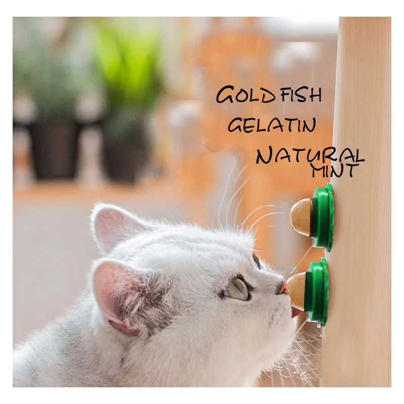 

Cat Catnip Sugar Energy Ball Cats Snacks Licking Candy Nutrition Energy Ball Toys for Cat Kitten Playing Pet Cat Toy Products
