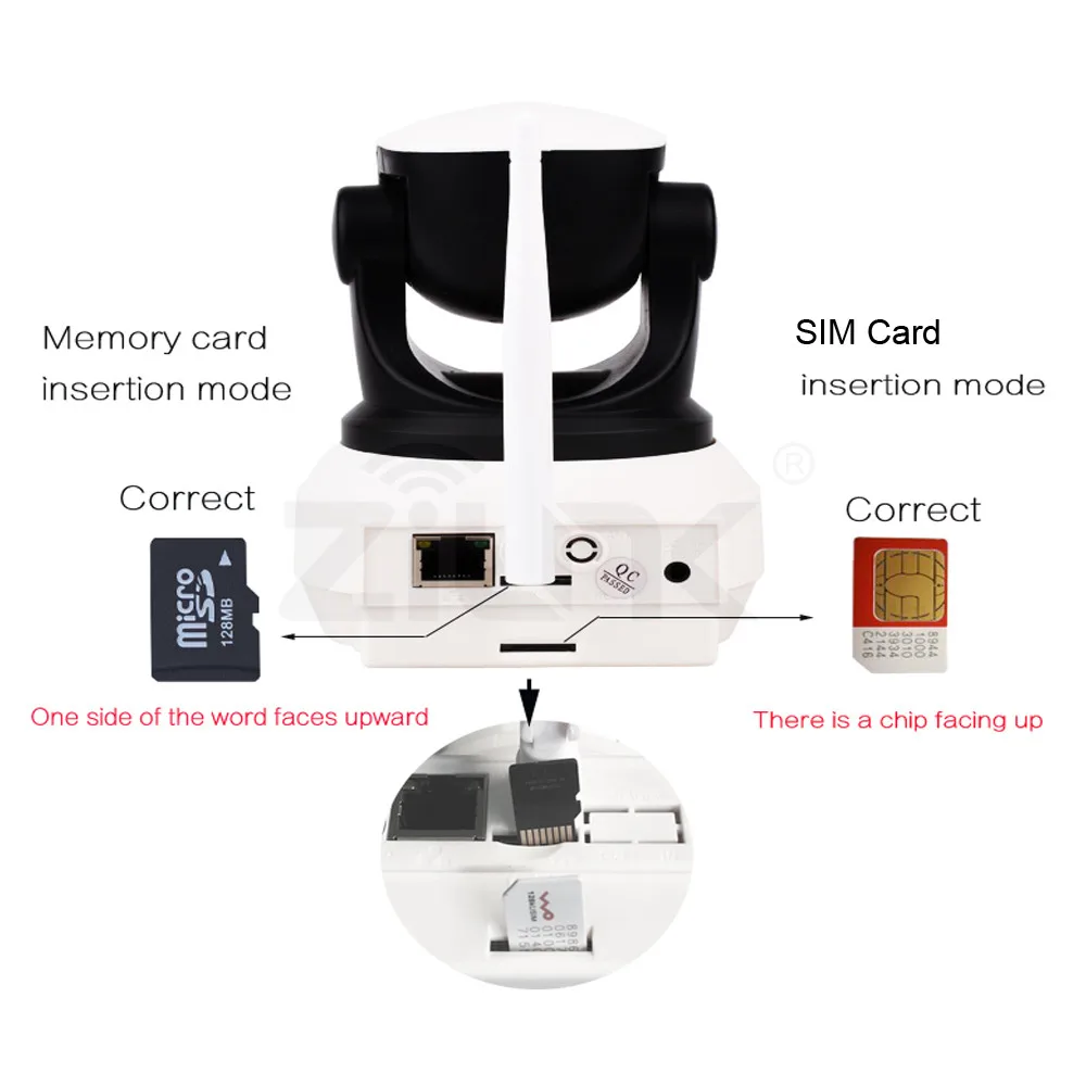 Беспроводная IP камера видеонаблюдения с поддержкой wi fi 4G 3G Sim карта 1080P 720P HD|Камеры