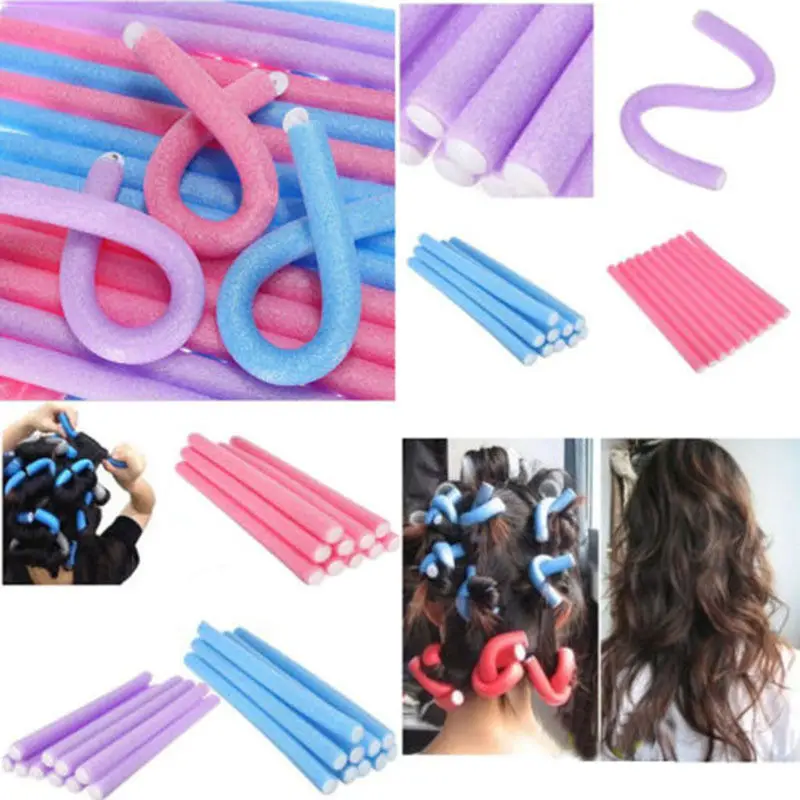 10 шт. бигуди для завивки волос|styling hair rollers|curler makers soft foamdiy rollers |