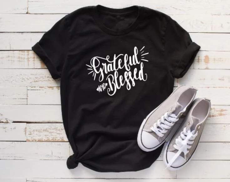 Grateful Tshirt, Grateful Shirt, Blessed Tshirt, Blessed Shirt, Grateful and Blessed, Christian Shirts, Short-Sleeve Unisex T-Shirt