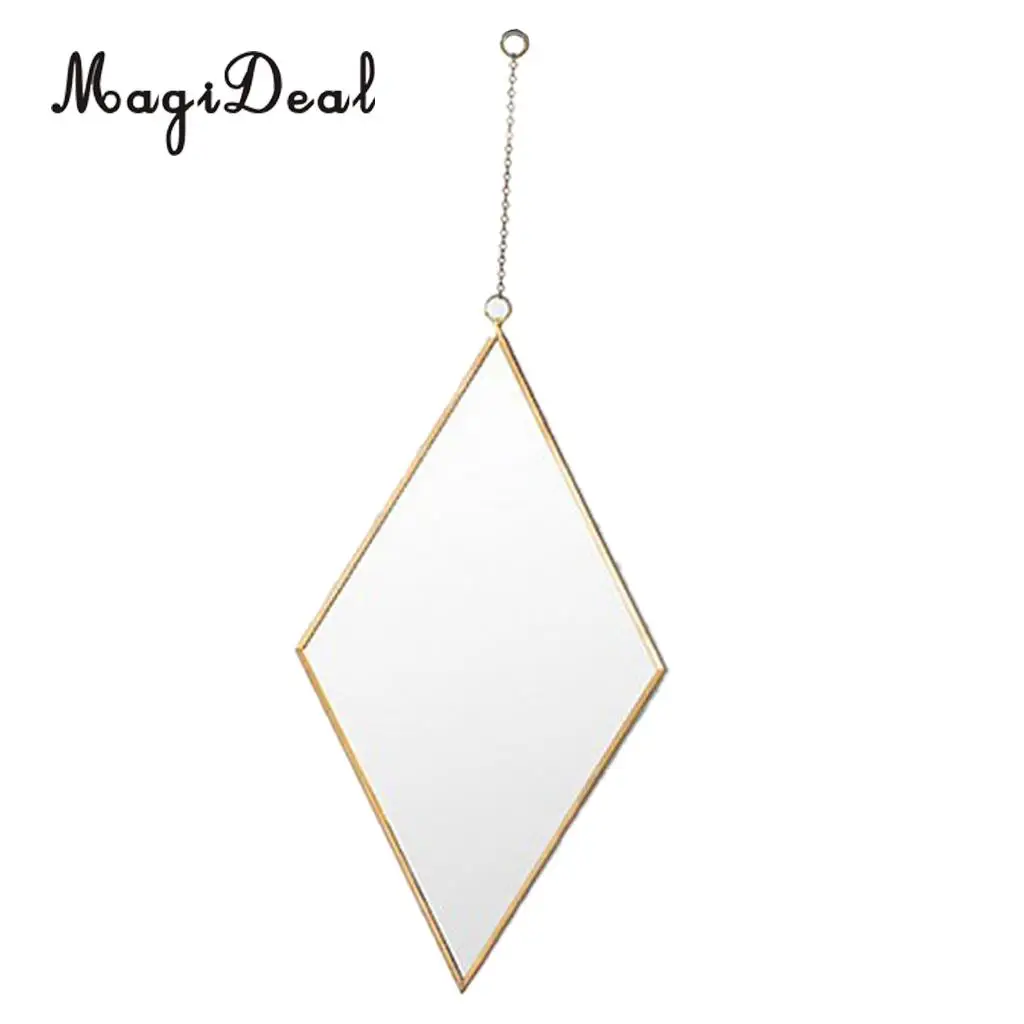 MagiDeal Hollywood Girl Women Makeup Mirror Wall Hanging Dressing Table Drawer Mirror  Hallway Entryway Bathroom Wall Decor