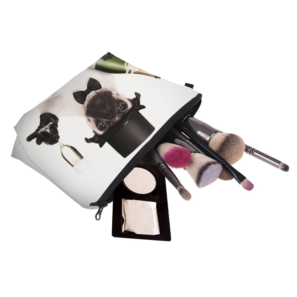 Deanfun 3D сумочка-косметичка с принтом милый мопс для девочек макияж Забавный органайзер для путешествий необходимости 50904