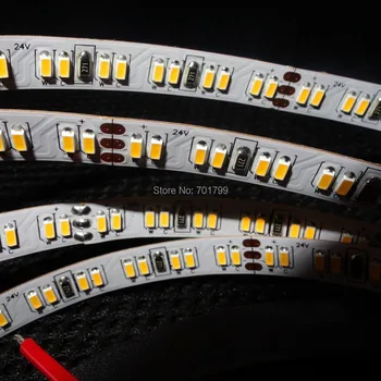 

3014 SMD 240leds/m DC24V led flexible strip;5m long;96W;white PCB;non-waterproof