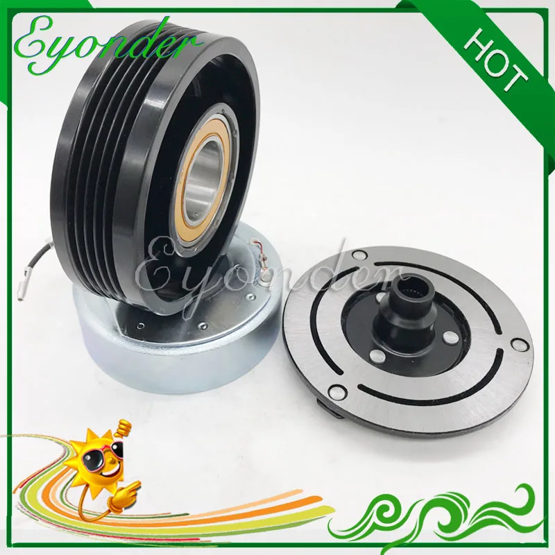 Auto AC A/C Cooling Compressor Pump Clutch Assembly Pulley