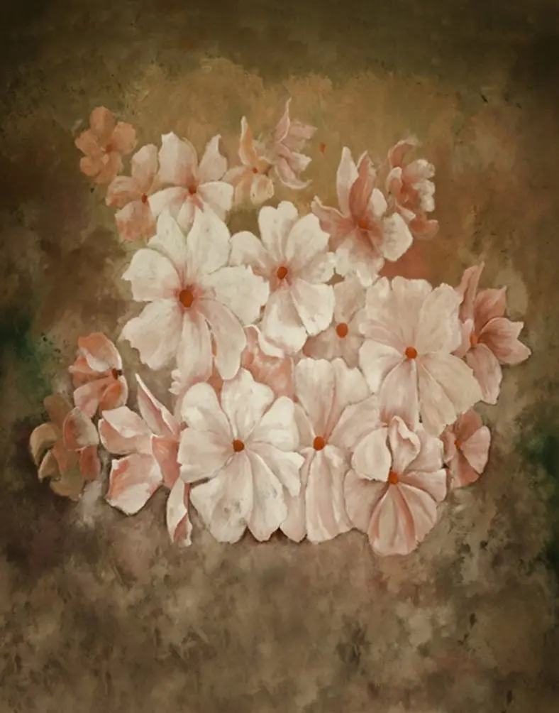 

5x7ft Vintage Flowers Wall Photography Backdrops Photo Props Studio Background
