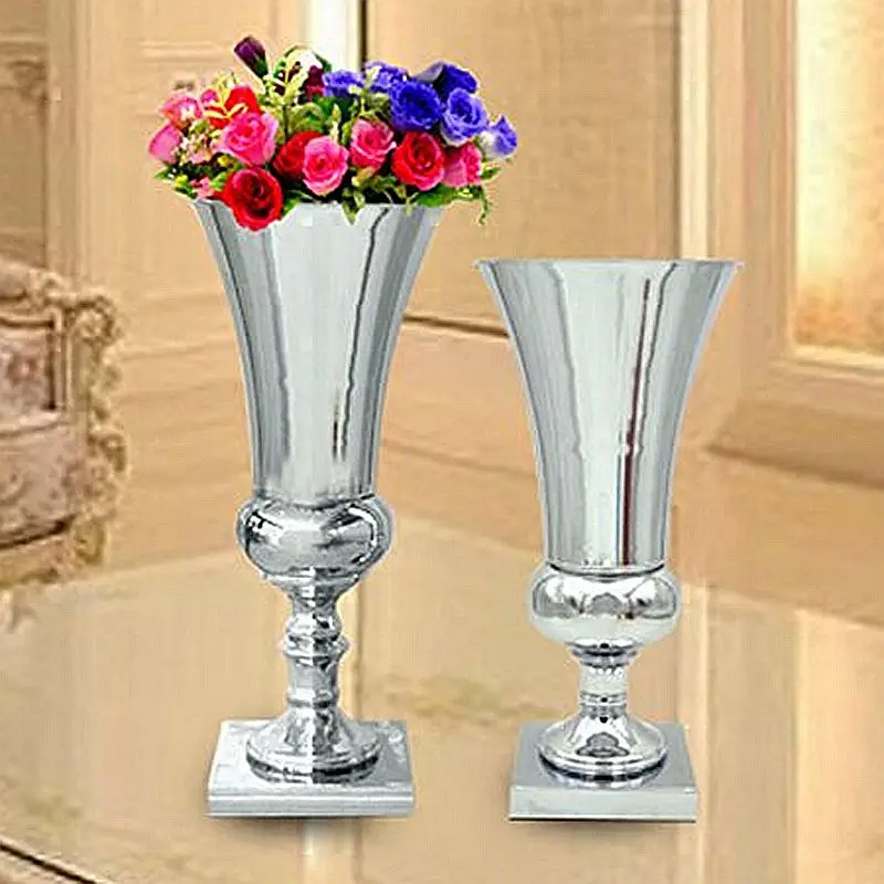 Luxury Silver Wedding Flower Vase Table Centerpiece Wedding
