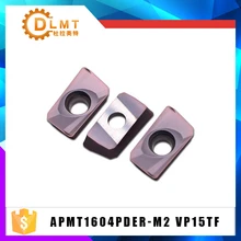 10 шт./APMT1604PDER M2 VP15TF APMT1604 PDER H2 VP1 вставки для тонкой обработки