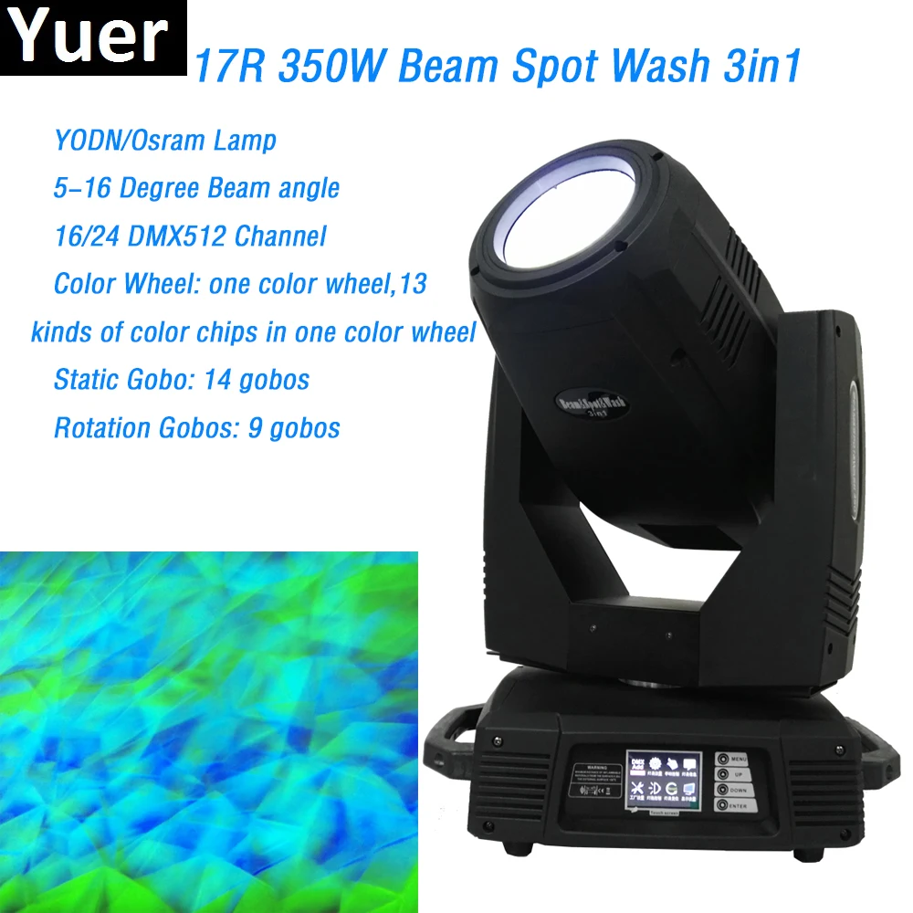 Buy YODN/Osram Moving Head Beam Gobo Wash Light 17R
