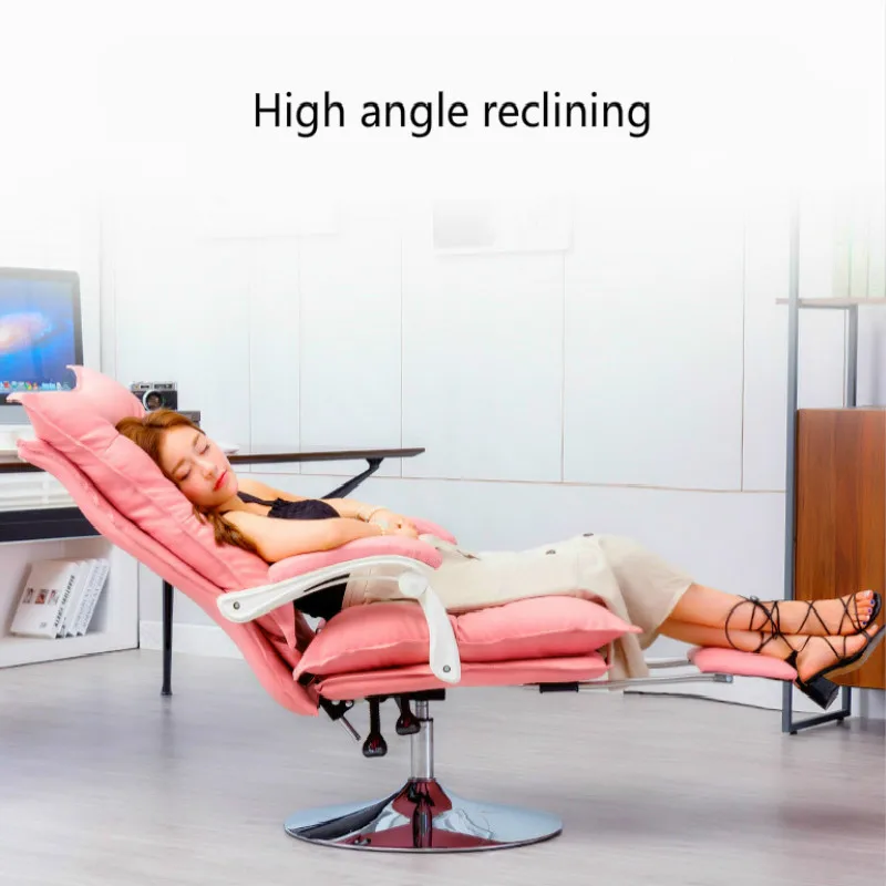  Simple Computer Chair Home Office Lift Rotation Chair Thicken Ergonomic Reclining Massage Chairs wi