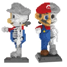 ZRK 7807 Mary Super Mario Bros Brothers мини блоки brick Heads фигурка игрушки для детей 6+ лет 1686 шт