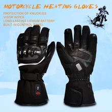 SAVIOR motorcycle heated glove riding racing motorbike winter Outdoors Sports battery Electric Heating KNUCKLE EN13594 3 levels 2018 savior safety health battery heating cap winter heating cap bicycle riding elderly