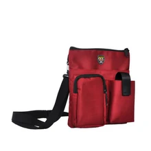 Многофункциональная маленькая Холщовая Сумка для инструментов, сумка на плечо, сумка для ремонта компьютера, сумка красного цвета