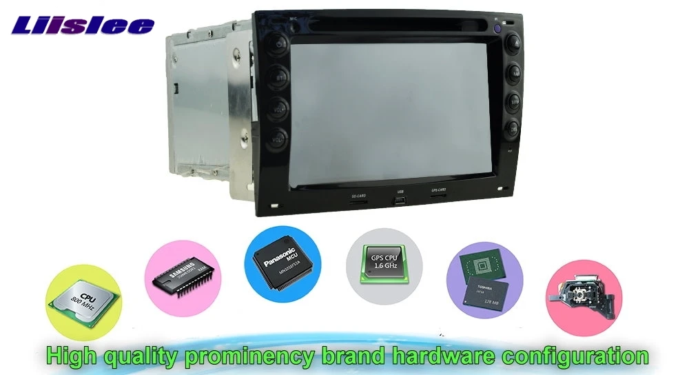 Car Multimedia Video GPS NAVI TV Controller System For Renault Meganel Hardware configuration