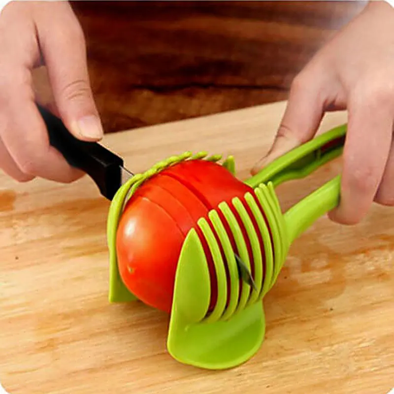 

2017 New Arrival 1PC Green Hand Type Multi-functional Circle Vegetable Fruit Slicer Cutter Kitchen Tool