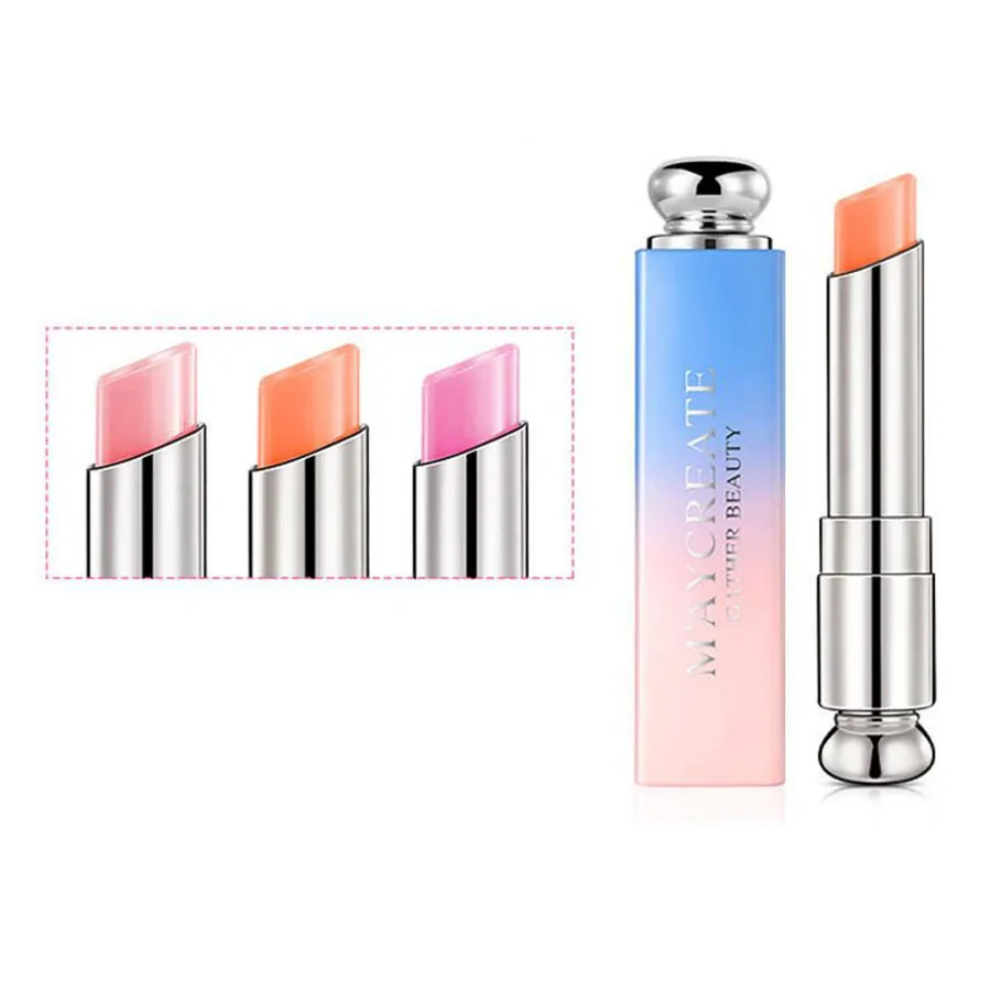 

New Natural Beauty Bright Crystal Jelly Fashion Lipstick Magic Temperature Change Color-changing Lip 2018