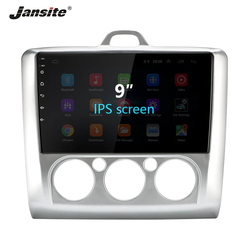 

Jansite 9" 2 Din 4G WIFI Car Radio for Ford Focus Exi MT AT 2004-2011 Multimedia Player Quad-core Android 8.1 GPS Navigation