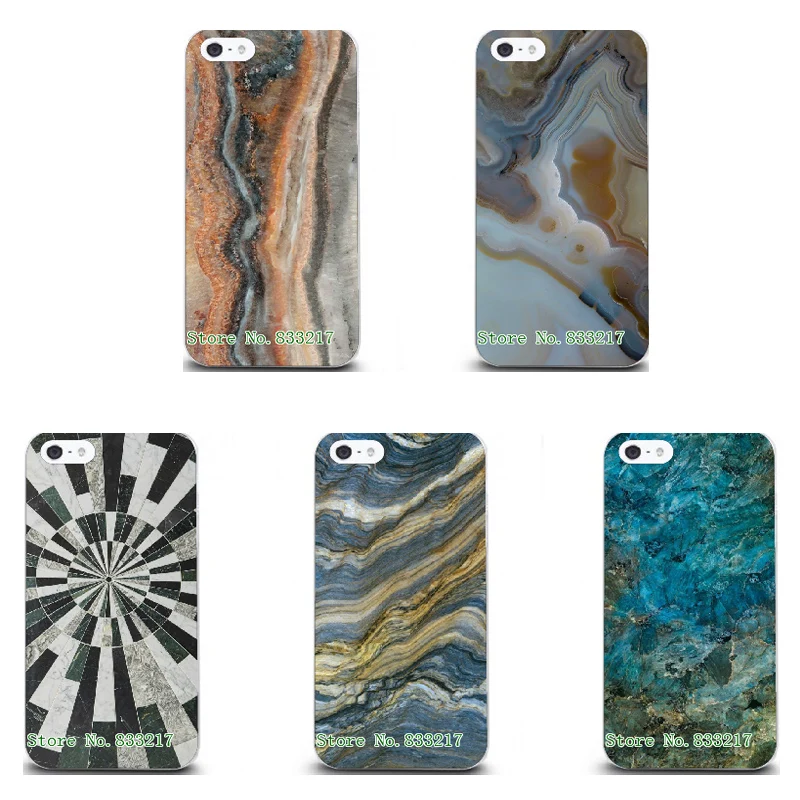 Уникальный Дизайн Мраморный Камень Печати Рисунок Белый Hard Plastic Case For IPHONE 5 5S Кожи