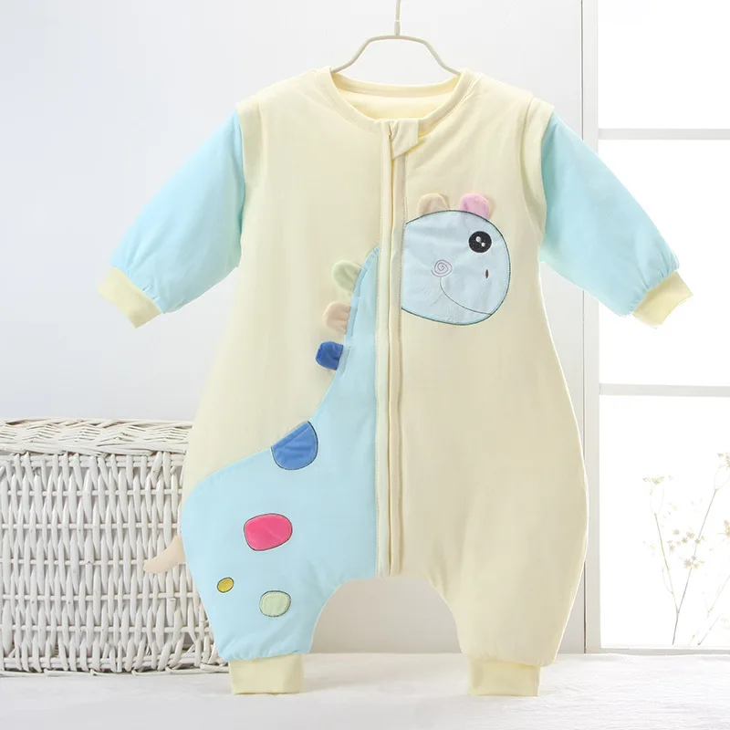 

Baby Sleeping Bag for Newborns Baby Sleep Sack Detachable Sleeve Baby Sleeping Bag Anti-kick Baby Cotton Sleeping Bag Blankets