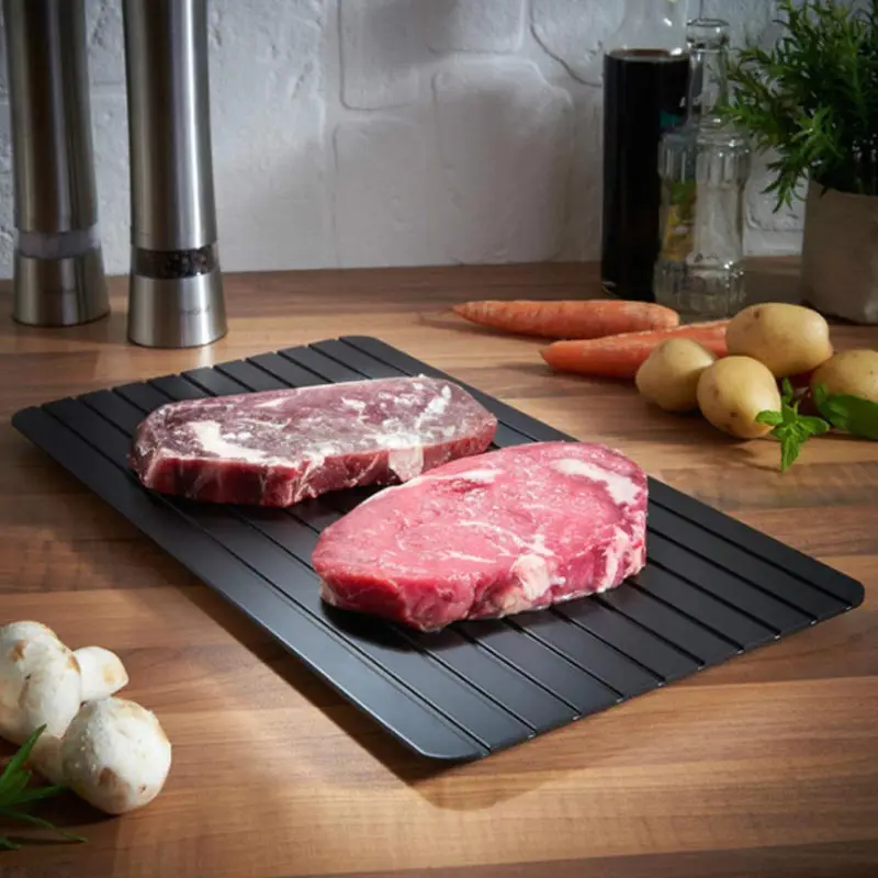 

Thawing Board Quick Defrosting Tray Defrosting Frozen Food, Meat And Fruit Quick Defrosting Board Defrosting Kitchen Utensils
