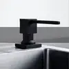 304 de acero inoxidable negro dispensador de jabón de ABS uso de la cocina lavabo accesorios líquido de relleno ► Foto 1/5