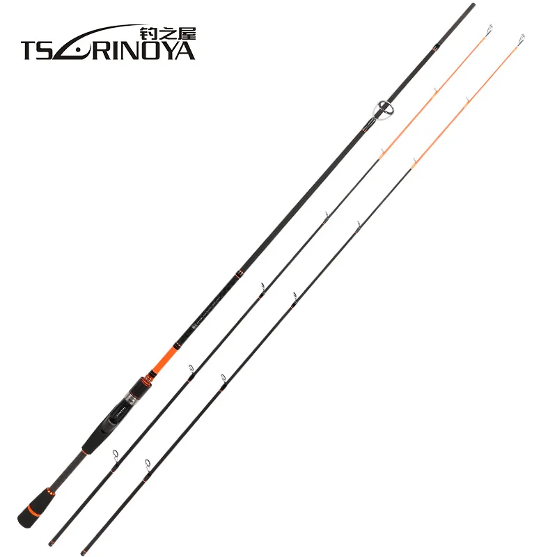 

TSURINOYA JOY TOGETHER Spinning Fishing Rod 2.1m 2.4m 2 Section Carbon Fiber Lure Rod 2 Tips M/ML Spinning Rod Vara De Pesca