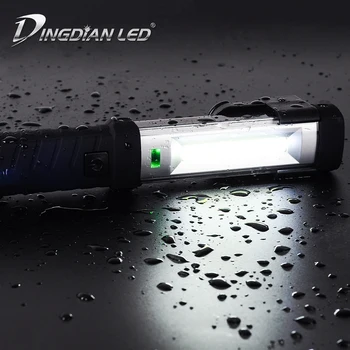 

Torch LED COB+XPE Flashlight YD-24 Outdoor Portable Lantern Cold White Work Light Camping Fishing Torch LED Battery Include