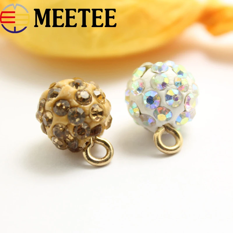 

25Pcs Retro Rhinestone Button Clothes Chiffon Shirt Botones Decorativos DIY Sewing Metal Buttons Buckle Garment Accessories