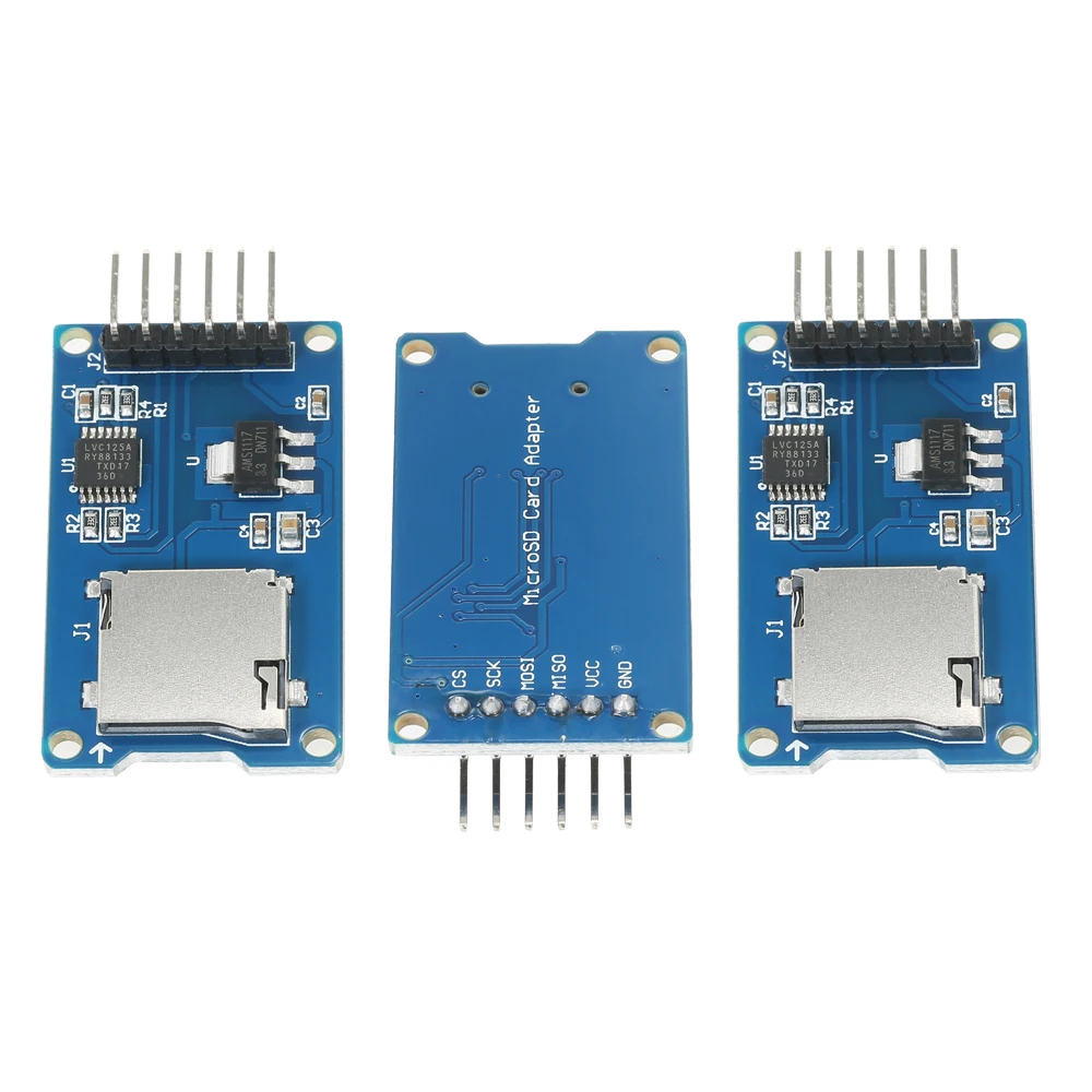3 * адаптер карты Micro SD Модуль шт. SDHC щит TF карта защитный модуль памяти 6 Pin SPI для