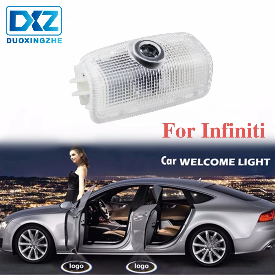 

DXZ 2PCS Car LED Door Logo Projector Ghost Shadow Light for Infiniti fx35 fx37 f50 g35 g37 qx56 qx60 q50 ex35