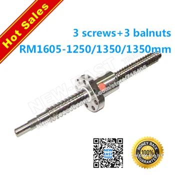 

RM1605 ( SFU1605 ) -1250/1350/1350mm ballscrews with end machining with BK12 BF12 End support