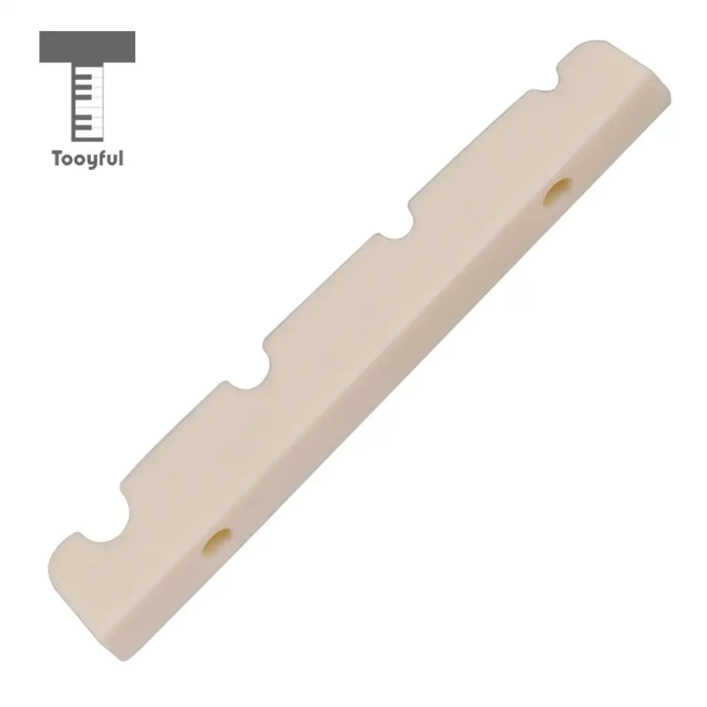 2 Pieces Slotted Nut for 4 String Electric Bass Replacements