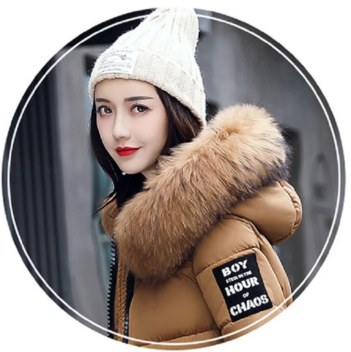 Winter Women Coat Jacket Warm High Quality Woman Jacket Winter Coat Hood Real  2017 New Winter Fashion+15 (1)